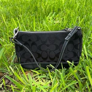 Y2K Black Monogram Mini Bag